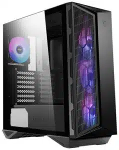 MSI MPG GUNGNIR 111R gabinete de computadora Midi Tower Negro