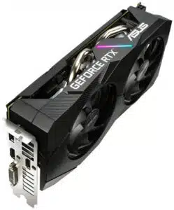 TARJETA DE VIDEO ASUS NVIDIA RTX2060 /PCIE X16 3.0 /12GB DDR6 /2XHDMI /DP /DVI-D /ESTANDAR /GAMA MEDIA - Imagen 4