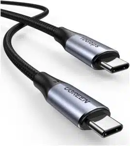Ugreen 80150 cable USB USB 3.2 Gen 2 (3.1 Gen 2) USB C 10 Gbit/s 100 W Negro - Imagen 2