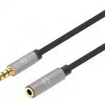 MANHATTAN 356022 CABLE AUDIO ESTEREO 5MM EXTEN M H 0M NEGRO