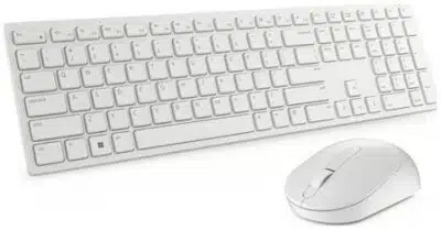 Teclado y mouse Dell Pro KM5221W RF inalámbrico Español Blanco - Imagen 2