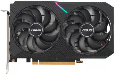TARJETA DE VIDEO ASUS RADEON RX6400 /PCIE X16 4.0 /4GB GDDR6 /HDMI /DP /ESTANDAR /GAMA BASICA