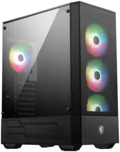 MSI MAG Forge 112R Midi Tower Negro, Transparente - Imagen 2