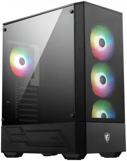 99374054_5313038246 MSI MAG Forge 112R Midi Tower Negro, Transparente - Imagen 1