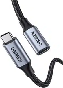 Ugreen USB-C 3.1 Extension Cable cable USB USB 3.2 Gen 2 (3.1 Gen 2) 1 m USB C 10 Gbit/s Negro, Gris - Imagen 2
