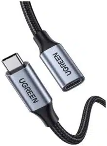Ugreen USB-C 3.1 Extension Cable cable USB USB 3.2 Gen 2 (3.1 Gen 2) 1 m USB C 10 Gbit/s Negro, Gris