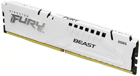 9a593e420062d713636099a8d2ef9fe7-2 MEMORIA RAM DIMM KINGSTON FURY BEAST EXPO 16GB DDR5 6400MTS CL32 BLANCO KF564C32BWE 16 - Imagen 1