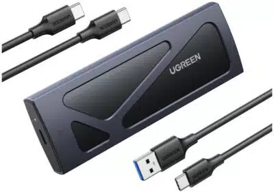 Ugreen 15512 caja para disco duro externo Carcasa para SSD Negro, Gris M.2 - Imagen 2