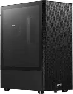 GABINETE ADATA XPG GAMER VALOR MESH MEDIATORRE ATX 4 FAN CRISTAL TEMPLADO NEGRO VALORMESHMT BKCWW - Imagen 2