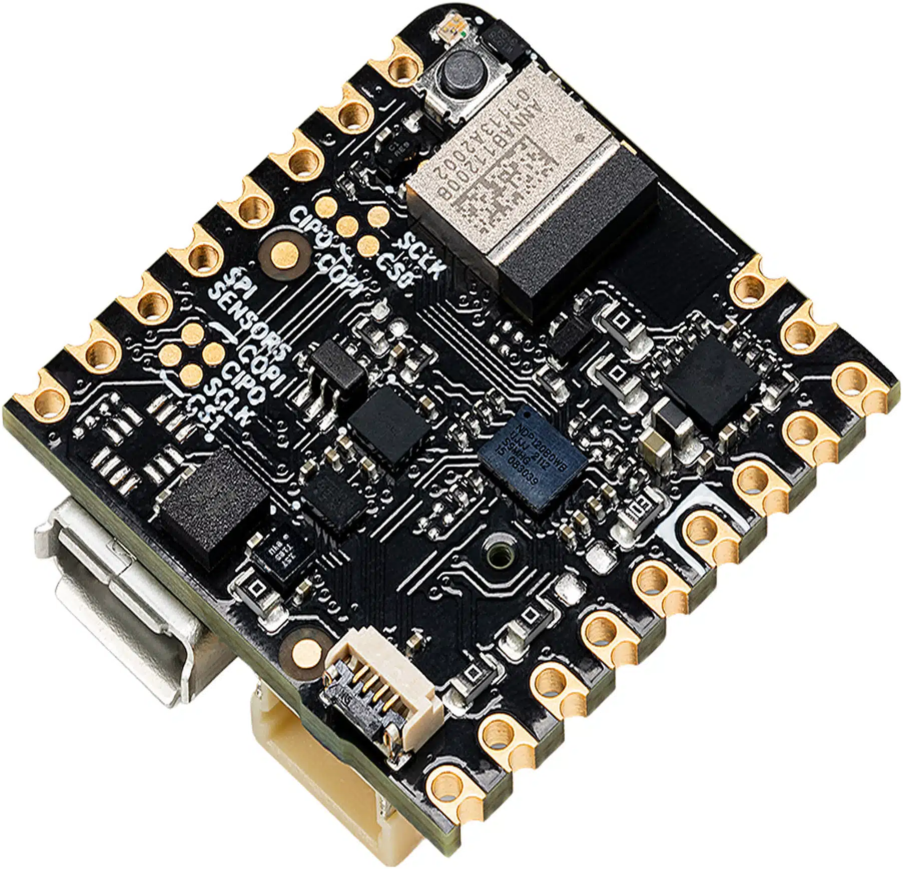 Placa Desarrollo Nicla Voice / Procesador Neural Syntiant NDP120 / Bluetooth 5.0 BLE / IMU 9 Ejes / Micrófono MEMS 105dB / Reconocimiento Voz Always-On / Machine Learning Edge Placa Desarrollo Nicla Voice / Procesador Neural Syntiant NDP120 / Bluetooth 5.0 BLE / IMU 9 Ejes / Micrófono MEMS 105dB / Reconocimiento Voz Always-On / Machine Learning Edge - Imagen 1