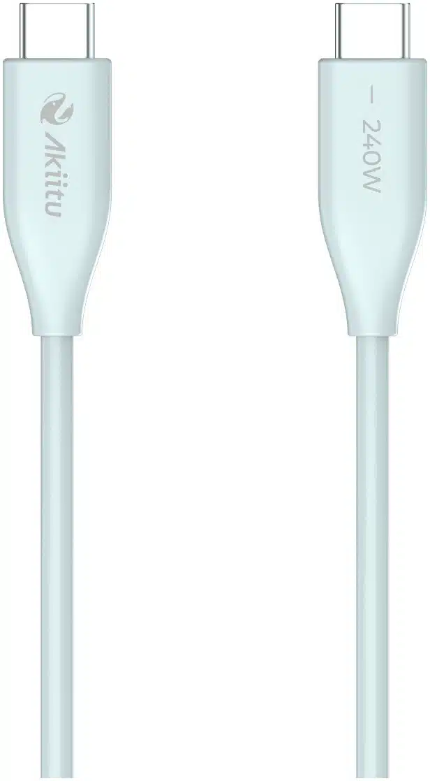Cable de Carga USB-C a C 1.5 Metros / Tecnología GaN (Nitruro de Galio) / Fast-Charging / Potencia 240W / Velocidad Transferencia 480 Mbps / Material Silicona No Tóxica / Conector Aluminio Anodizado Cable de Carga USB-C a C 1.5 Metros / Tecnología GaN (Nitruro de Galio) / Fast-Charging / Potencia 240W / Velocidad Transferencia 480 Mbps / Material Silicona No Tóxica / Conector Aluminio Anodizado - Imagen 1