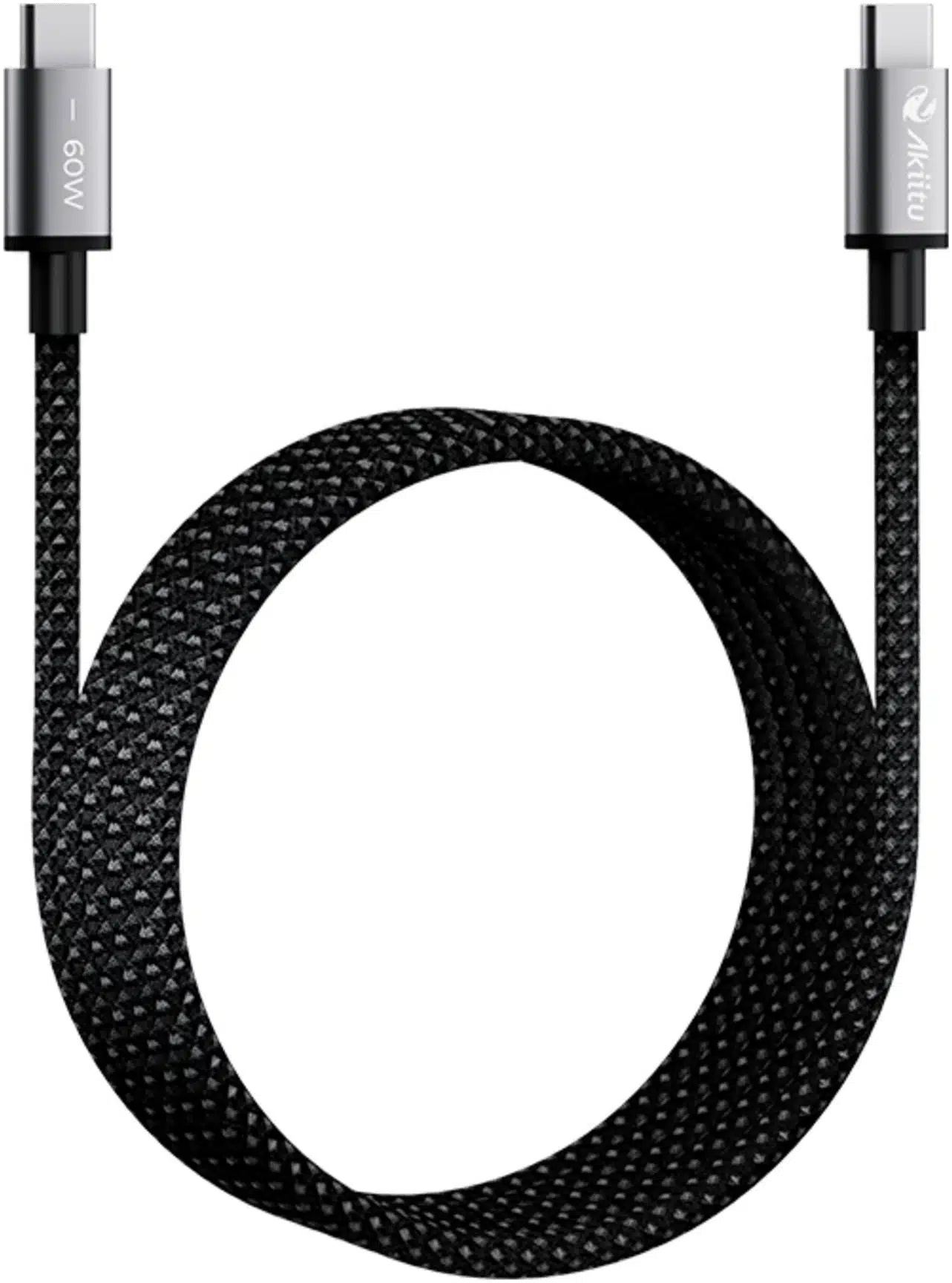 Cable de Carga USB-C a C 1.5 Metros (4.92 Pies) / Tecnología GaN (Nitruro de Galio / Fast-Charging / Potencia 60W / Velocidad Transferencia 480 Mbps / Material Nylon / Conector Aluminio Anodizado Cable de Carga USB-C a C 1.5 Metros (4.92 Pies) / Tecnología GaN (Nitruro de Galio / Fast-Charging / Potencia 60W / Velocidad Transferencia 480 Mbps / Material Nylon / Conector Aluminio Anodizado - Imagen 1