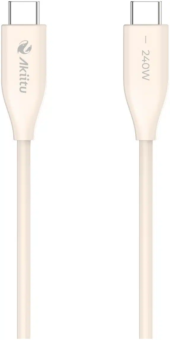Cable de Carga USB-C a C / 1.5 Metros (4.92 Pies) / Potencia 240W / Fast-Charging / Velocidad Transferencia 480 Mbps / Tecnología GaN (Nitruro de Galio) / Material Silicona No Tóxica / Conector Aluminio Anodizado Cable de Carga USB-C a C / 1.5 Metros (4.92 Pies) / Potencia 240W / Fast-Charging / Velocidad Transferencia 480 Mbps / Tecnología GaN (Nitruro de Galio) / Material Silicona No Tóxica / Conector Aluminio Anodizado - Imagen 1