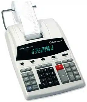 CA-304TS_zoom Calculadora Sumadora Celica 12 Dígitos 2 Tintas 4.3 Líneas P/Seg - Imagen 1