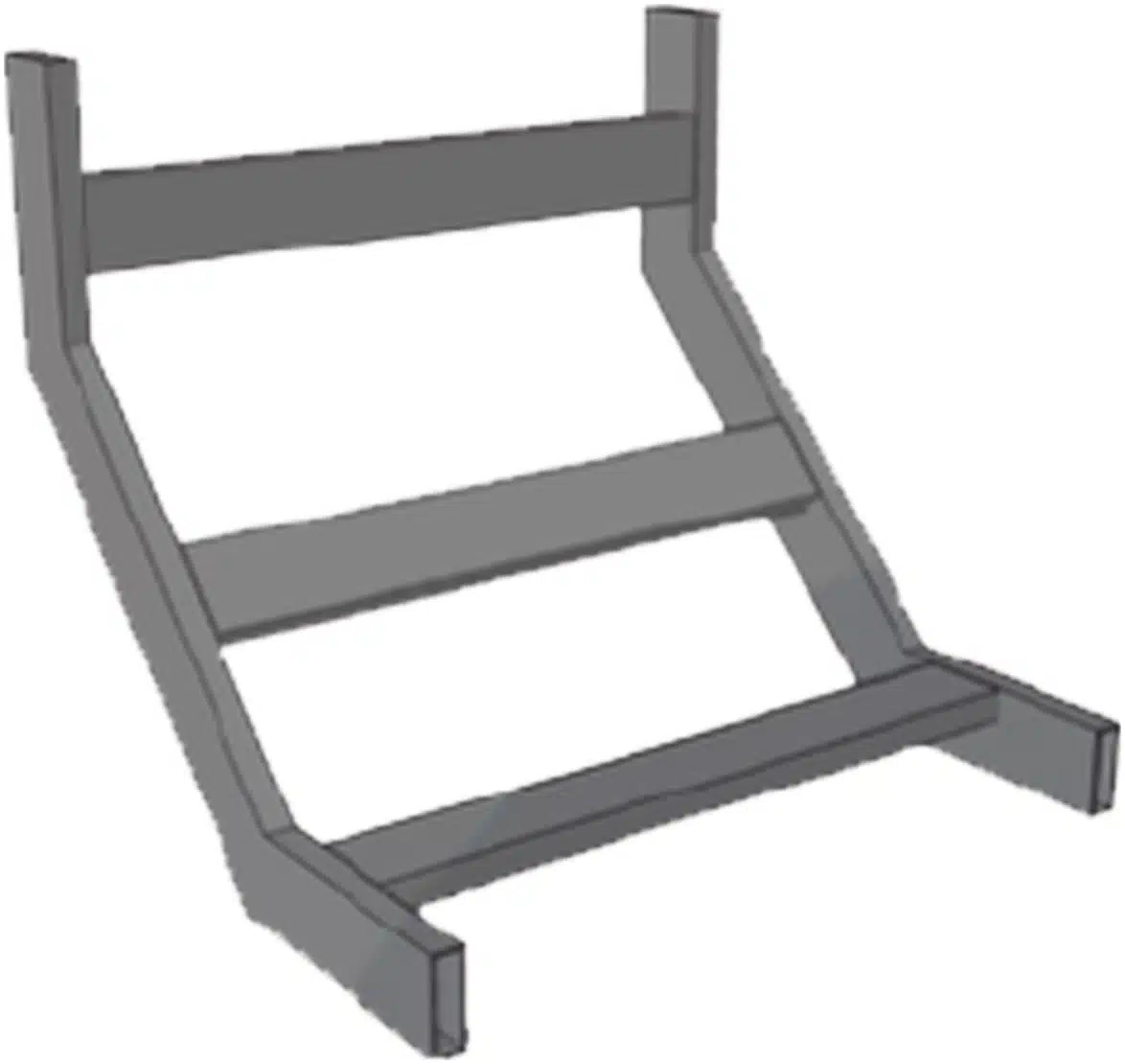 (CHCVIT1X12EPK) CURVA VERTICAL INTERIOR TUBULAR 1.5 DE PERALTE X 12 ANCHO PINT EPOx COLOR NEGRO, INCLUYE COPLes y tornilleria (CHCVIT1X12EPK) CURVA VERTICAL INTERIOR TUBULAR 1.5 DE PERALTE X 12 ANCHO PINT EPOx COLOR NEGRO, INCLUYE COPLes y tornilleria - Imagen 1