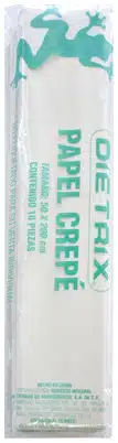 DRPPAPAT001_zoom Papel Crepe Dietrix 50x200cms Blanco Paquete con 10 Hojas - Imagen 1