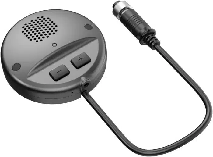 Accesorio para Audio de 2 Vías /  Compatible con DVR Móvil HIKVISION / Conector Tipo Aviación / Micrófono y Altavoz Integrados