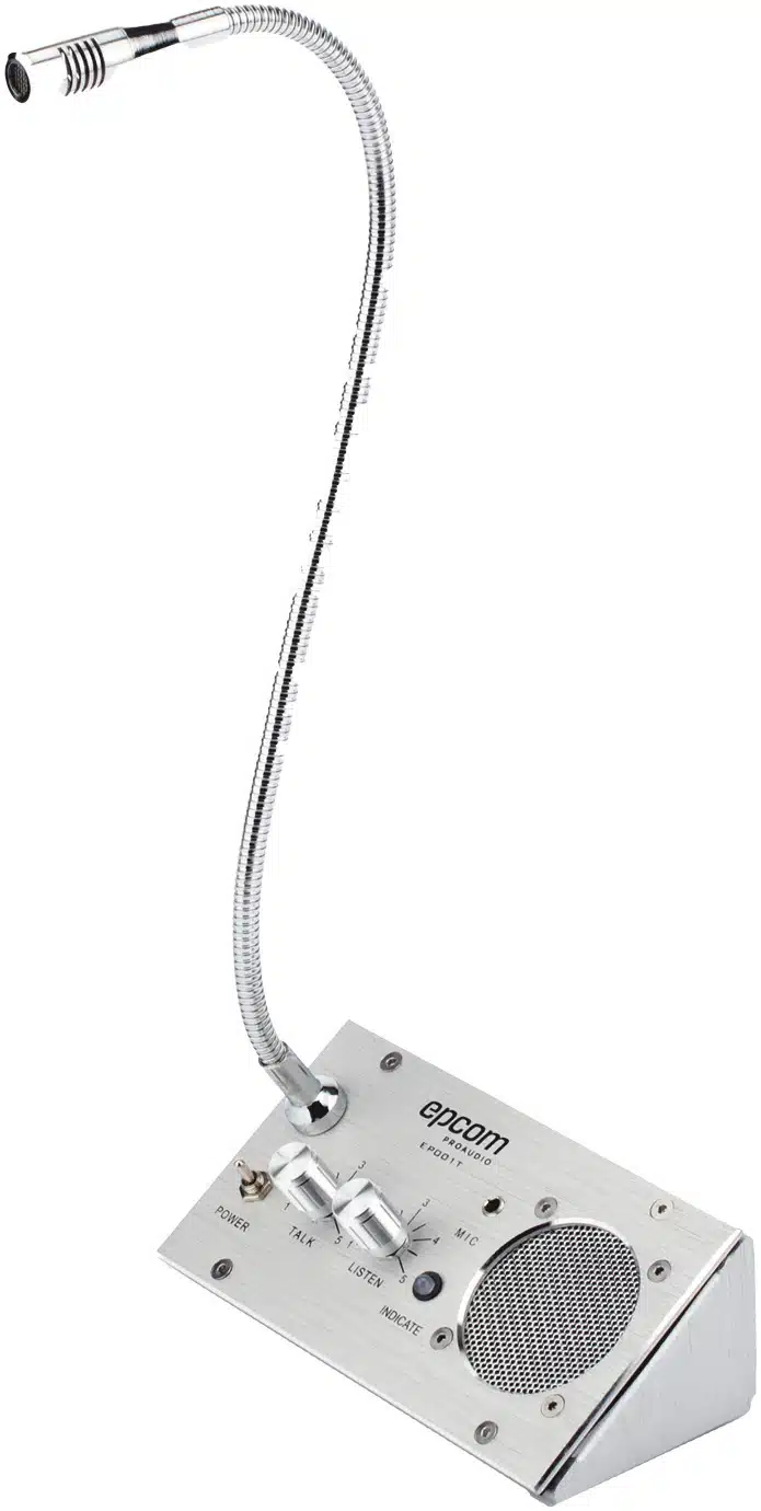 Sistema de Intercomunicación | Ideal para Ventanillas | Audio de voz de dos vías | 12V/1A 2W | Micrófono Interior + Micrófono Exterior Sistema de Intercomunicación | Ideal para Ventanillas | Audio de voz de dos vías | 12V/1A 2W | Micrófono Interior + Micrófono Exterior - Imagen 1