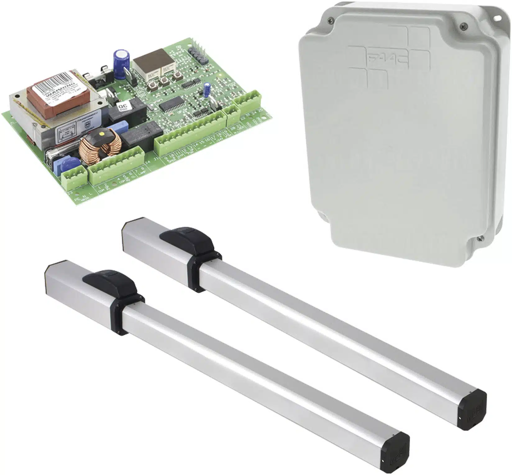 Kit de Operadores Hidráulicos Para Uso Continuo FAAC 422 CBAC / Para Puertas de Hasta 1.8 Metros Kit de Operadores Hidráulicos Para Uso Continuo FAAC 422 CBAC / Para Puertas de Hasta 1.8 Metros - Imagen 1