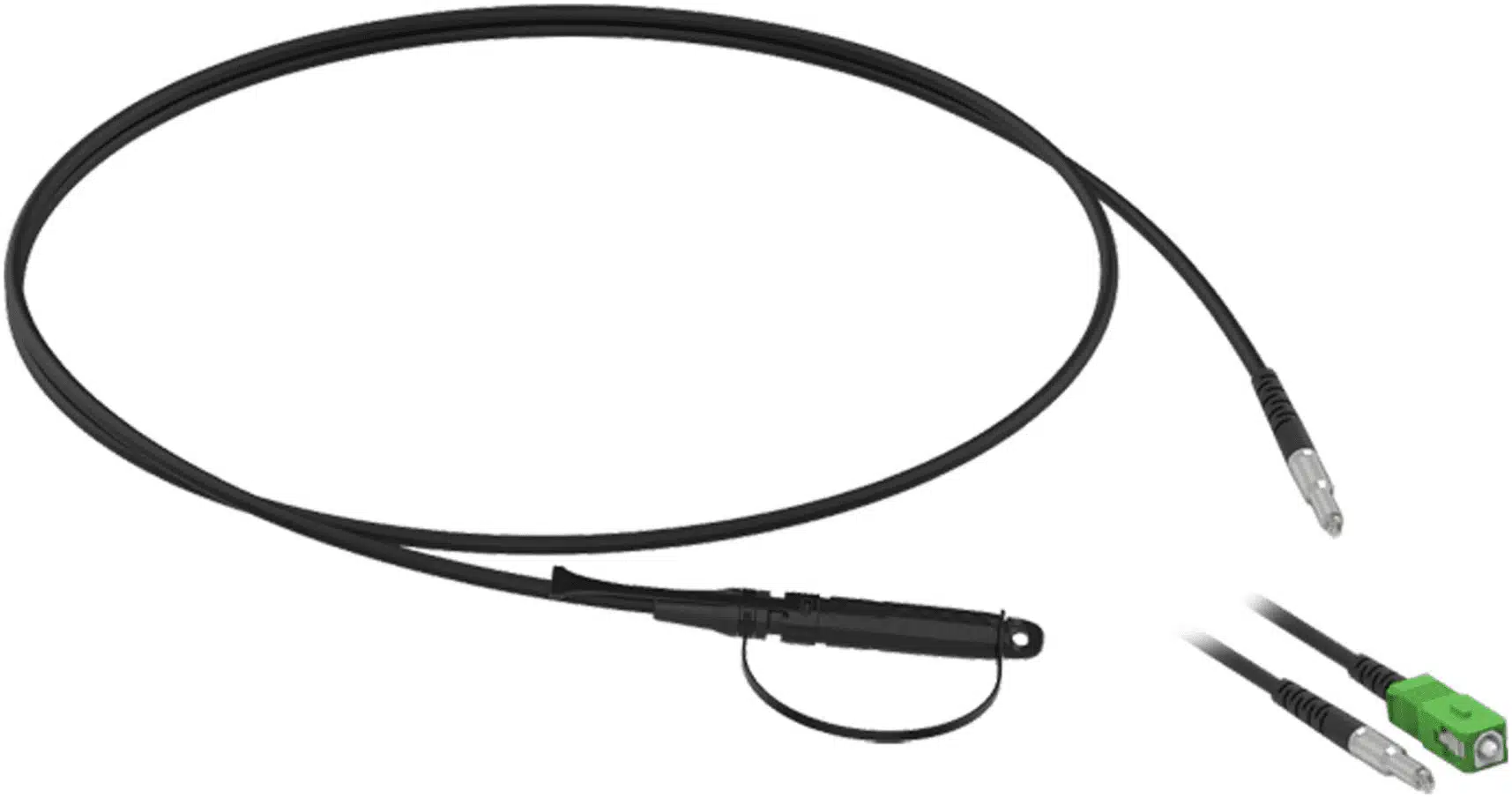 Cable Drop Preconectorizado EASYCONN® SC/APC (200 m) / Redondo, G657.B3 Cable Drop Preconectorizado EASYCONN® SC/APC (200 m) / Redondo, G657.B3 - Imagen 1