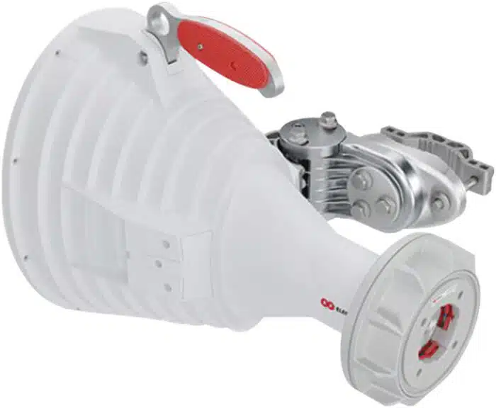 Antena asimétrica de 30° (30°H 20°V) 20.5 dBi tipo cuerno 5180-6000 MHz altamente eficiente, sin cables, sin perdidas, sin lóbulos listas para TwistPort