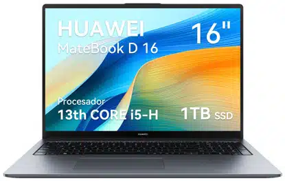 HUHLATAB059_zoom Laptop Huawei Matebook D16 16" Core i9 13900H 16GB 1TB SSD Intel - Imagen 1