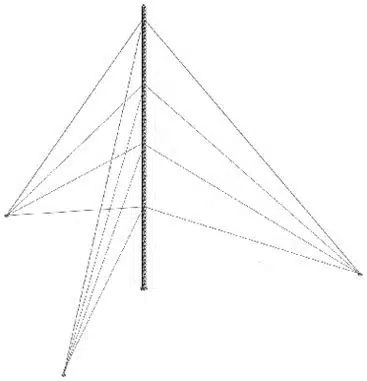 Kit de Torre Arriostrada de Piso de 12 m Altura con Tramo STZ30G Galvanizada en Caliente. (No incluye retenida).