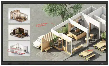 LGEPATAB077_zoom Pantalla LG 75" 75TR3DQ Touch 4k UHD 3840×2160 Munti Touch 40 - Imagen 1