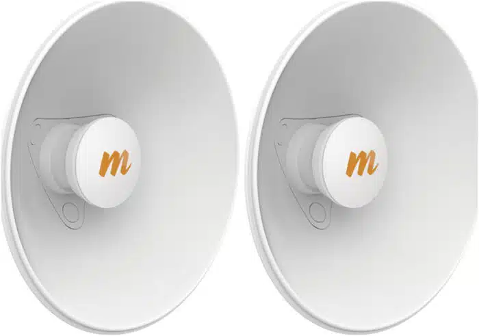 Par de Antenas Modulares Dual Slant, 4.9 - 6.4 GHz, Dimensiones (27 cm), Apertura 45°, Ganancia de 20 dBi, Diseñadas para radio C5x