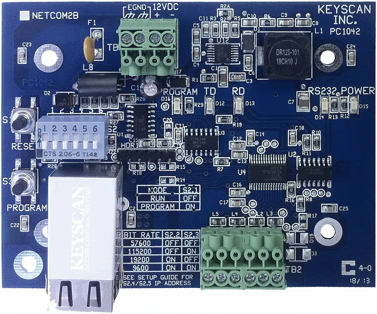 Convertidor RS232 a TCP/IP para paneles Keyscan Convertidor RS232 a TCP/IP para paneles Keyscan - Imagen 1