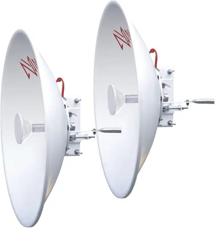 1 Antena Direccional de alto rendimiento / diámetro  de 60 cm / 5.9-7.2 GHz / Ganancia 30 dBi / SLANT de 45 ° y 90 ° / Ideal para 30 km / Conector N-Hembra / Montaje  y jumpers incluidos.