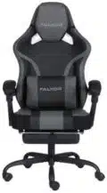 Silla Gamer Nextep Ergonomica Falkor Masaje Lumbar y Reposa Pies
