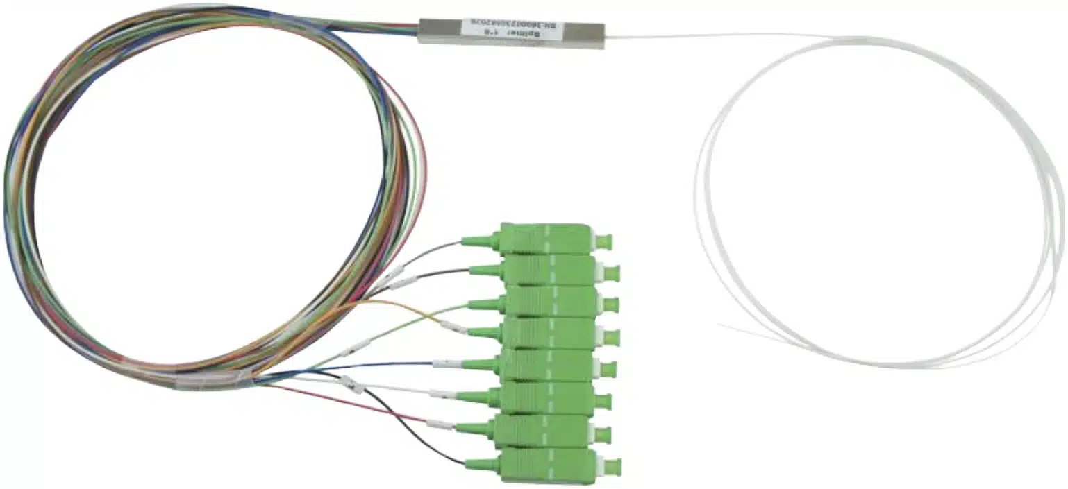 Splitter (Divisor Óptico) Tipo PLC, de 1x8, Conectores SC/APC de Salida Splitter (Divisor Óptico) Tipo PLC, de 1x8, Conectores SC/APC de Salida - Imagen 1