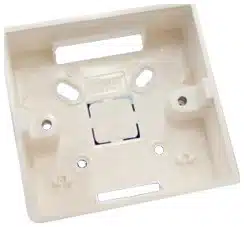 Caja plástica para instalación del botón PRO802B 86 x 86 mm Caja plástica para instalación del botón PRO802B 86 x 86 mm - Imagen 1