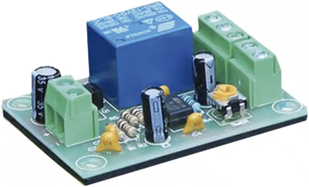 Módulo de retardo de tiempo para botones de salida / retardo 1 a 30 seg / con salida de voltaje Módulo de retardo de tiempo para botones de salida / retardo 1 a 30 seg / con salida de voltaje - Imagen 1