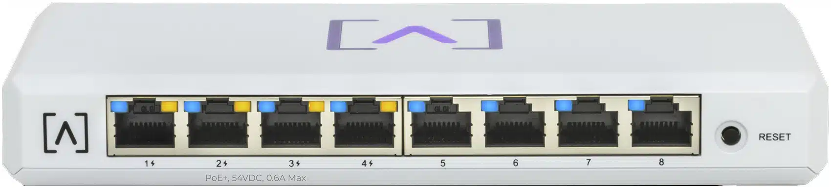 Switch Gigabit PoE+ Administrable / 8 puertos 10/100/1000 Mbps (4 de ellos PoE+ 802.3af/at) / Hasta 60W / Administración nube gratuita / Presupuesto de 60W Switch Gigabit PoE+ Administrable / 8 puertos 10/100/1000 Mbps (4 de ellos PoE+ 802.3af/at) / Hasta 60W / Administración nube gratuita / Presupuesto de 60W - Imagen 1
