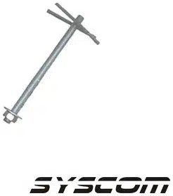 Ancla para base SBA30, uso con tramo STZ30.