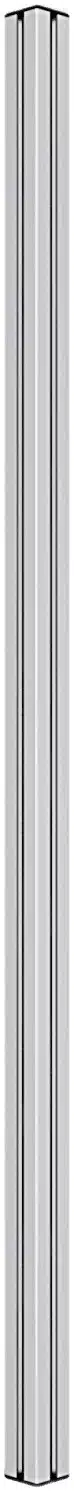 Accesorio _ Riel de Aluminio Longitud 1670 mm | Ancho 40 mm | Altura 40 mm | Diseño Modular | Tapas de Riel Incluidas Accesorio _ Riel de Aluminio Longitud 1670 mm | Ancho 40 mm | Altura 40 mm | Diseño Modular | Tapas de Riel Incluidas - Imagen 1