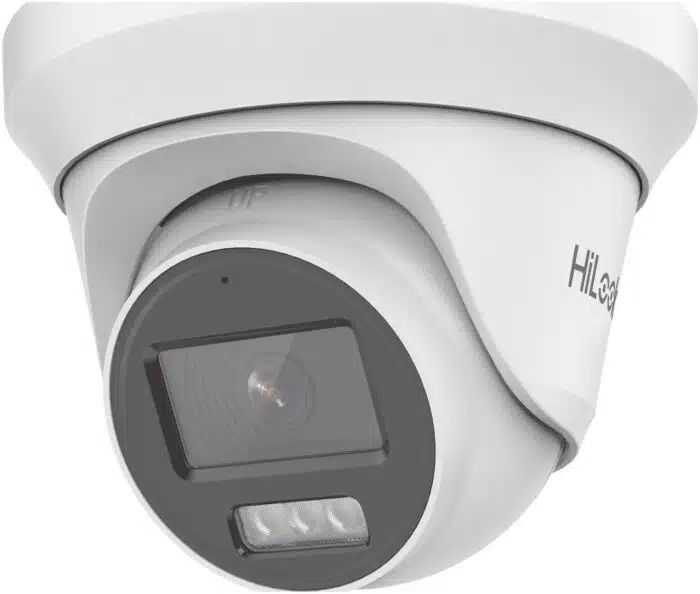 [Audio Bidireccional + Dual Light + ColorVu] Turret TURBOHD 3K / 5 Megapixel / Lente 2.8 mm / 40 mts IR EXIR + 40 mts Luz Blanca / Micrófono y Bocina Integrado / Exterior IP67 / dWD