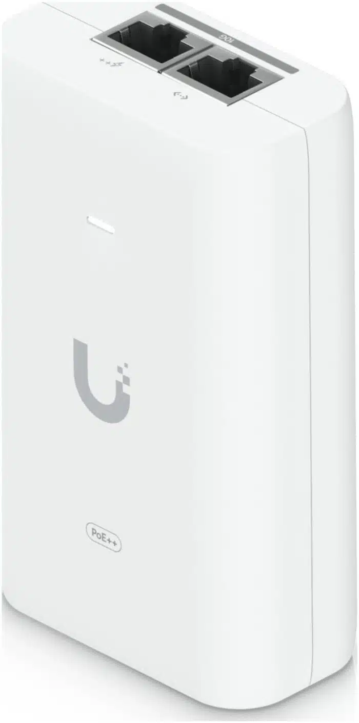 Adaptador PoE++ / 54V DC @ 1.12A / hasta 60W / Puertos 10 GbE / Protección de Sobretensiones