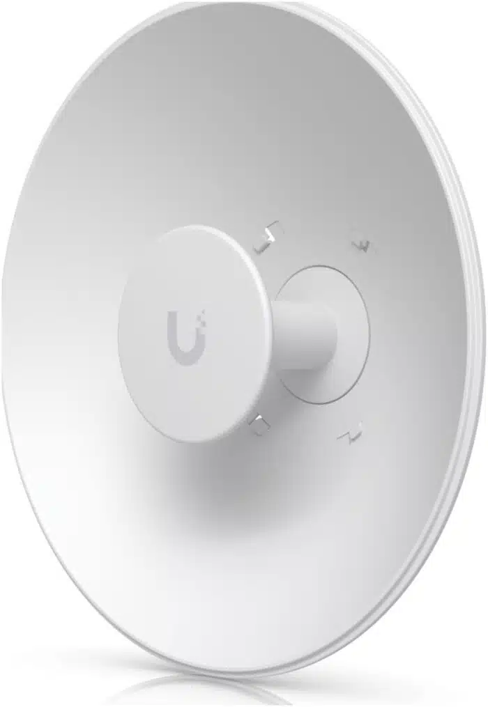 UISP Dish Mini – Antena Direccional Tipo Plato de 26 dBi de Ganancia, Banda de Frecuencia de 5150 a 6875 MHz