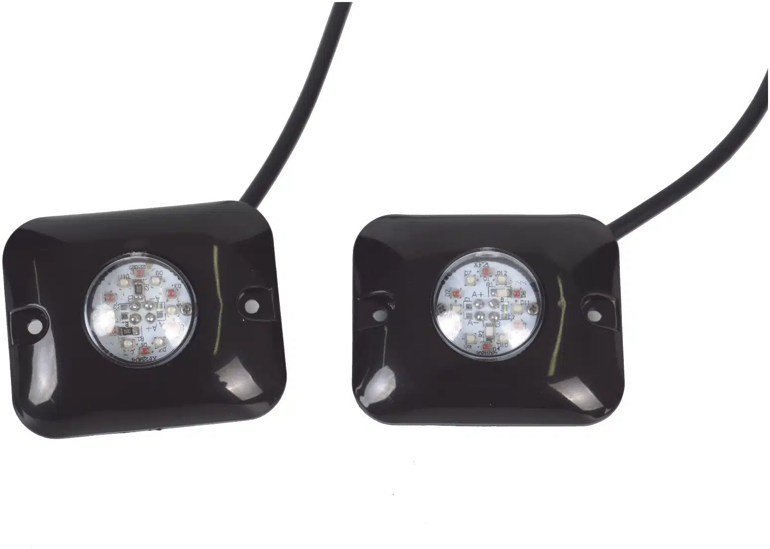 Estrobos Ocultos de 12 LED cada una, Color Rojo/Azul, Ideales para Vehículos Encubierto Estrobos Ocultos de 12 LED cada una, Color Rojo/Azul, Ideales para Vehículos Encubierto - Imagen 1