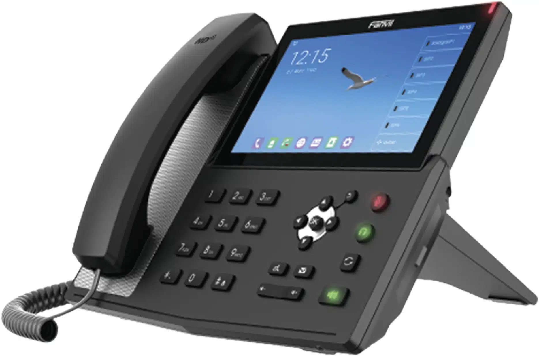 Teléfono IP Android Empresarial para 20 lineas SIP, pantalla táctil, Wi-Fi y Bluetooth, PoE, hasta 112 botones DSS, puertos Gigabit, soporta recepción de video. Teléfono IP Android Empresarial para 20 lineas SIP, pantalla táctil, Wi-Fi y Bluetooth, PoE, hasta 112 botones DSS, puertos Gigabit, soporta recepción de video. - Imagen 1