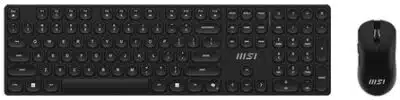 MSI FORGE K210 WIRELESS COMBO teclado Ratón incluido Hogar / Oficina USB Negro