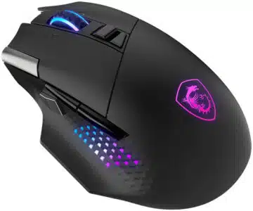 MSI VERSA PRO WIRELESS ratón Juego Diestro RF Wireless + Bluetooth + USB Type-C Óptico 26000 DPI - Imagen 3