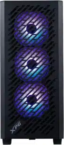 GABINETE XPG VALOR AIR PRO MID TOWER E ATX VIDRIO TEMPLADO  4 VENTILADORES VALORAIRPROMTA BKCWW - Imagen 3