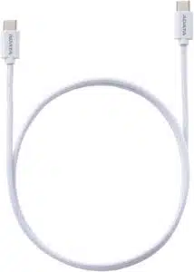CABLE ADATA TIPO C A TIPO C 200 CM TRENZADO CON FIBRA DE NYLON BLANCO CACC200PNWH - Imagen 4