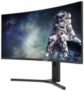 MONITOR GAMER DAHUA CURVO E330 LED 34P WQHD 3440x1440 HDR10 FREESYNC 200HZ HDMI DP NEGRO DHI LM34 E3 - Imagen 4