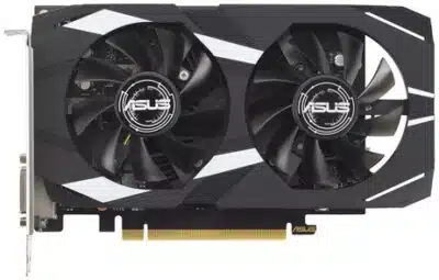 TARJETA DE VIDEO ASUS NVIDIA RTX3050 /PCIE X16 4.0 /6GB GDDR6 /HDMI /DP /DVI-D /ESTANDAR /GAMA MEDIA