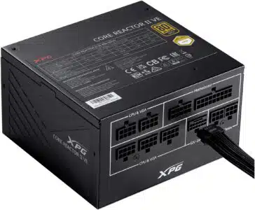FUENTE DE PODER ADATA XPG COREREACTORIIVE 750W GOLD COMPATIBLE ATX 3.1 12V 2X6 NEGRA COREREAC - Imagen 2